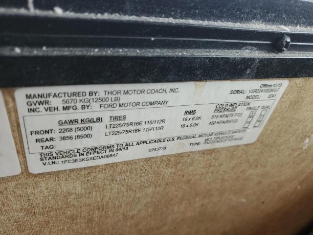 Photo 10 from auction – 2014 FORD ECONOLINE with VIN 1FC3E3KSXEDA08847