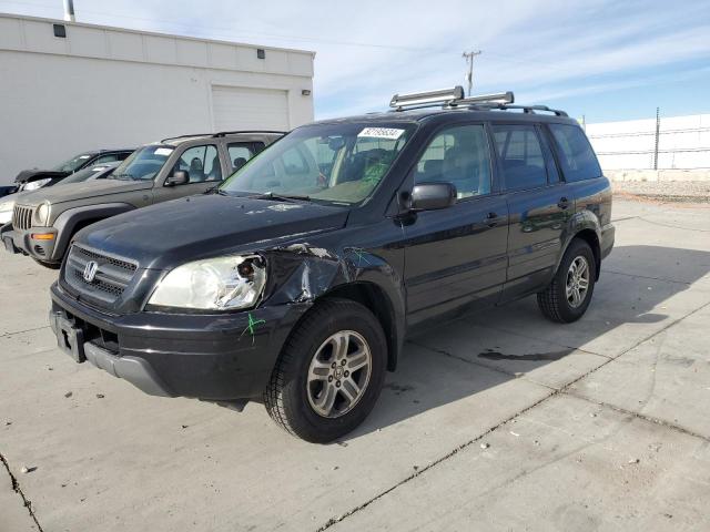 HONDA PILOT EXL 2004 with VIN 5FNYF18684B009407 - Photo from auction
