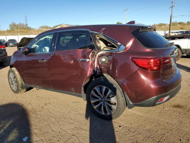 Photo 2 from auction – 2016 ACURA MDX TECHNO with VIN 5FRYD4H41GB029314