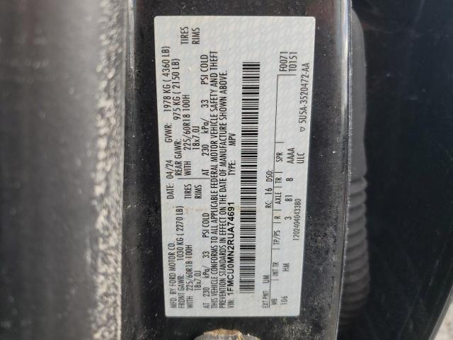 Photo 14 from auction – 2024 FORD ESCAPE ST with VIN 1FMCU0MN2RUA74691
