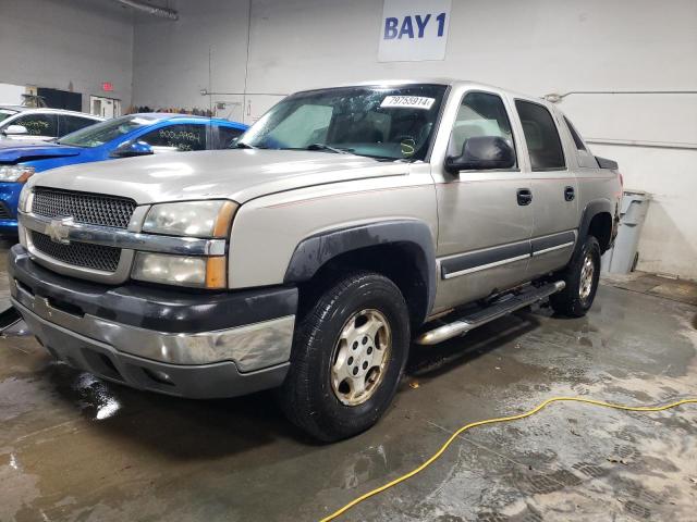 CHEVROLET AVALANCHE 2003 with VIN 3GNEK13T33G258354 - Photo from auction