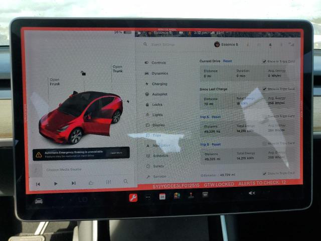صورة رقم 9 من المزاد - 2020 TESLA MODEL Y مع VIN 5YJYGDEE3LF012515