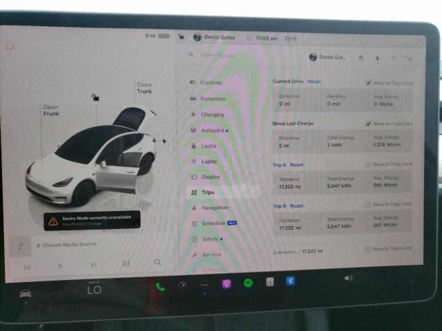 Photo 9 from auction – 2023 TESLA MODEL Y with VIN 7SAYGDEE6PA122447
