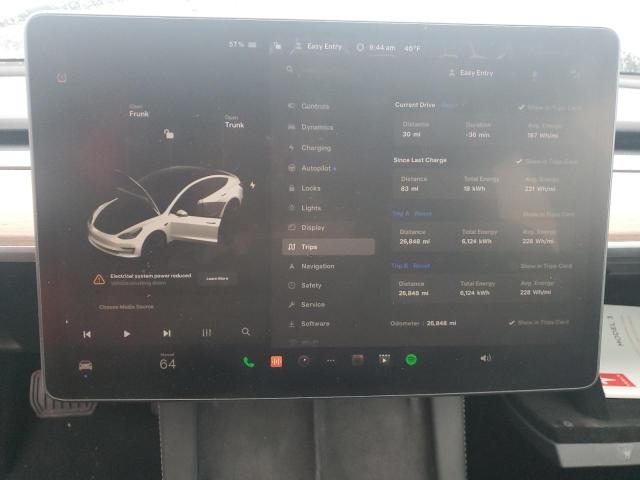 Photo 9 from auction – 2022 TESLA MODEL 3 with VIN 5YJ3E1EA8NF372684