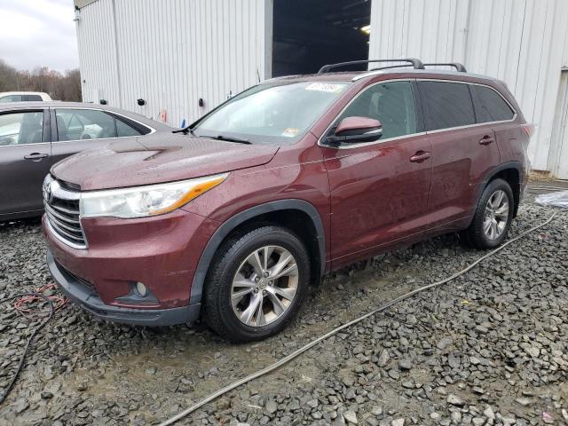 TOYOTA HIGHLANDER 2015 with VIN 5TDJKRFH1FS223671 - Photo from auction