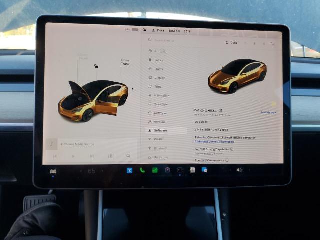 Photo 9 from auction – 2019 TESLA MODEL 3 with VIN 5YJ3E1EA0KF434882