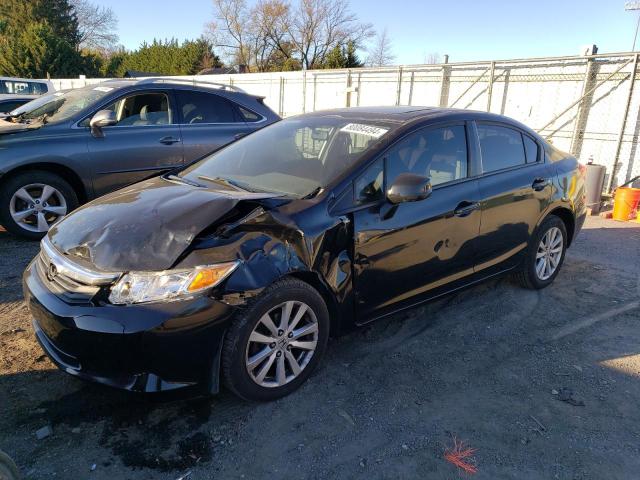 HONDA CIVIC EX 2012 with VIN 2HGFB2F8XCH590612 - Photo from auction