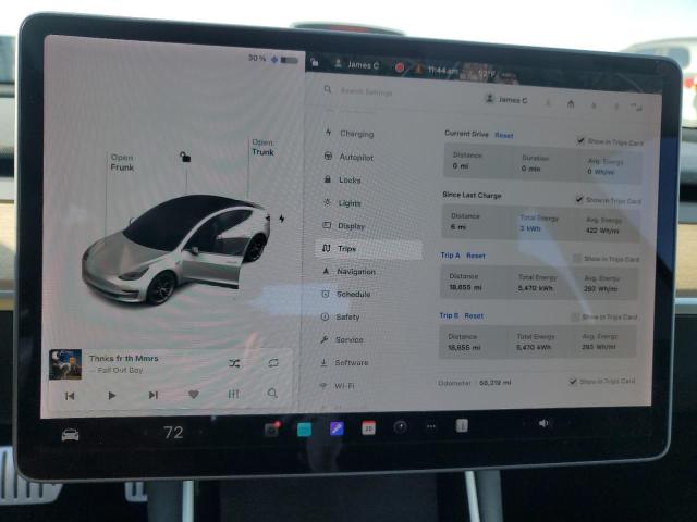 Photo 9 from auction – 2020 TESLA MODEL 3 with VIN 5YJ3E1EC1LF784539
