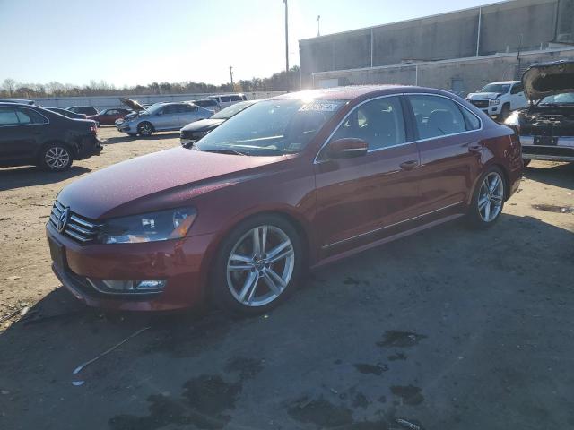VOLKSWAGEN PASSAT SE 2015 with VIN 1VWBT7A30FC011277 - Photo from auction