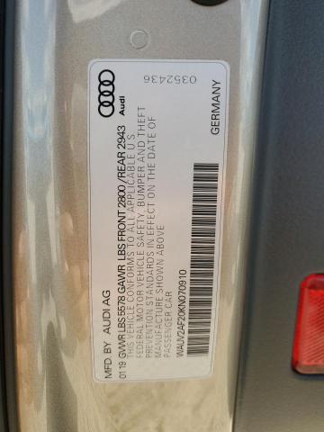 Photo 14 from auction – 2019 AUDI A7 PRESTIG with VIN WAUV2AF20KN070910