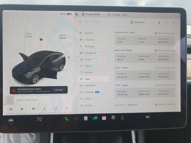 Photo 9 from auction – 2020 TESLA MODEL Y with VIN 5YJYGDEEXLF010647