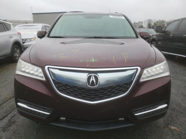 Photo 5 from auction – 2014 ACURA MDX ADVANC with VIN 5FRYD4H85EB030997