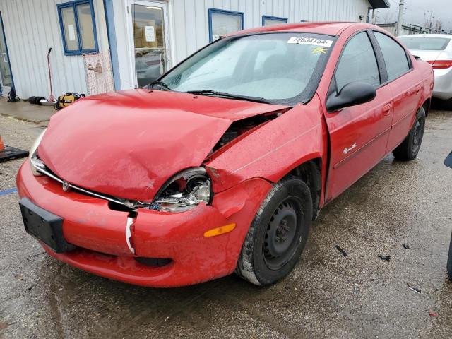 PLYMOUTH NEON BASE 2000 with VIN 1P3ES46C5YD533510 - Photo from auction