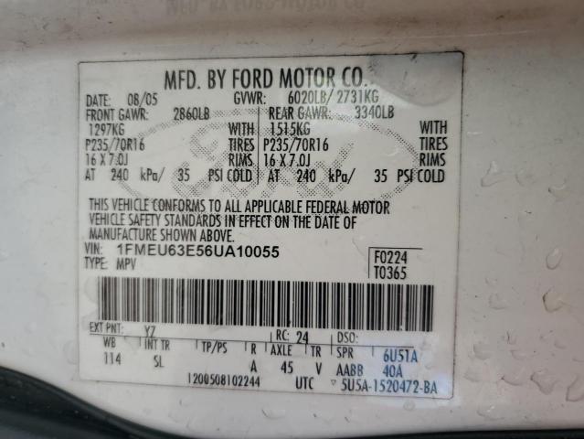 Photo 14 from auction – 2006 FORD EXPLORER X with VIN 1FMEU63E56UA10055