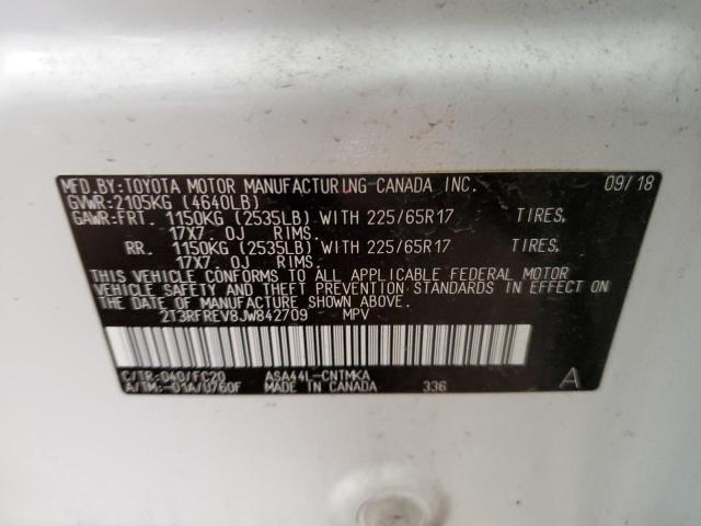 Photo 14 from auction – 2018 TOYOTA RAV4 ADVEN with VIN 2T3RFREV8JW842709