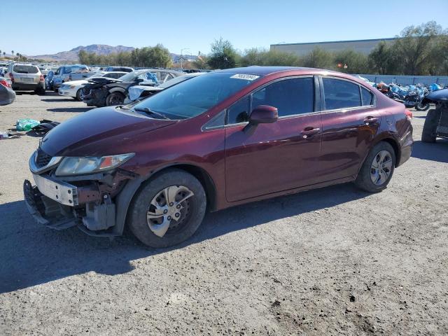 HONDA CIVIC LX 2013 with VIN 19XFB2F51DE277496 - Photo from auction