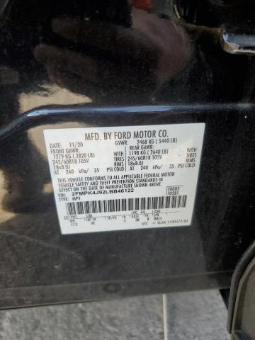 Photo 14 from auction – 2020 FORD EDGE SEL with VIN 2FMPK4J92LBB46122
