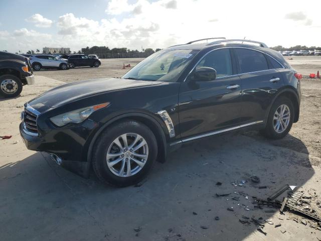 INFINITI QX70 2014 with VIN JN8CS1MU6EM450184 - Photo from auction