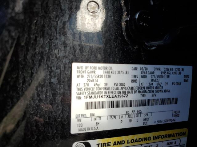 Photo 14 from auction – 2020 FORD EXPEDITION with VIN 1FMJU1KTXLEA39672