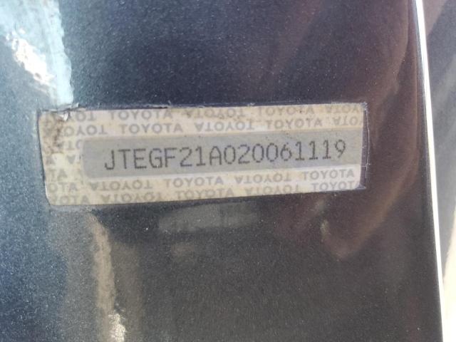 Photo 14 from auction – 2002 TOYOTA HIGHLANDER with VIN JTEGF21A020061119