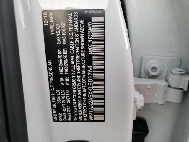 Photo 14 from auction – 2019 PORSCHE MACAN with VIN WP1AA2A5XKLB01764