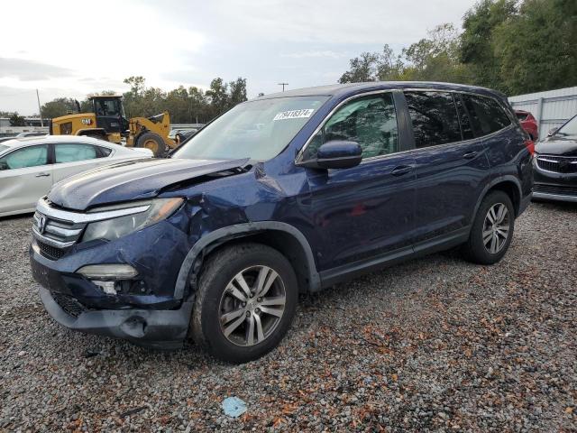 HONDA PILOT EX 2017 with VIN 5FNYF5H36HB030453 - Photo from auction
