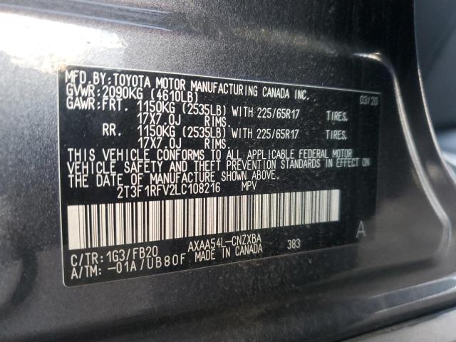 Photo 14 from auction – 2020 TOYOTA RAV4 LE with VIN 2T3F1RFV2LC108216