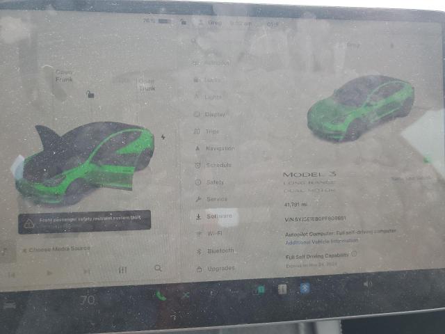 Photo 9 from auction – 2023 TESLA MODEL 3 with VIN 5YJ3E1EB0PF608661