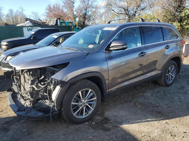 TOYOTA HIGHLANDER 2019 with VIN 5TDJGRFHXKS076844 - Photo from auction