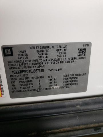 Photo 14 from auction – 2014 GMC ACADIA SLE with VIN 1GKKRPKD1EJ367518