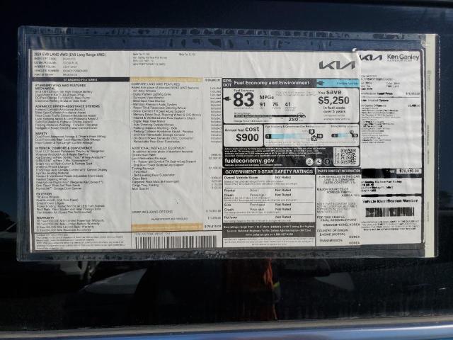 Photo 13 from auction – 2024 KIA EV9 LAND with VIN KNDADFS52R6034360