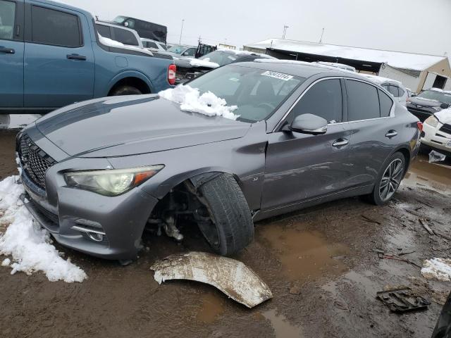 INFINITI Q50 BASE 2014 with VIN JN1BV7AR6EM681381 - Photo from auction