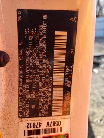 Photo 14 from auction – 2013 TOYOTA SIENNA with VIN 5TDDK3DC4DS050792
