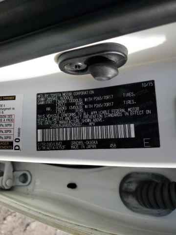 Photo 14 from auction – 2016 TOYOTA 4RUNNER SR with VIN JTEBU5JR4G5295037