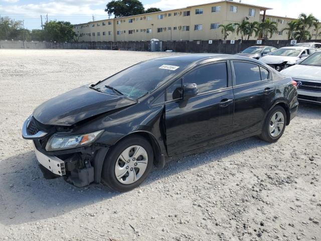 HONDA CIVIC LX 2013 with VIN 2HGFB2F51DH587380 - Photo from auction