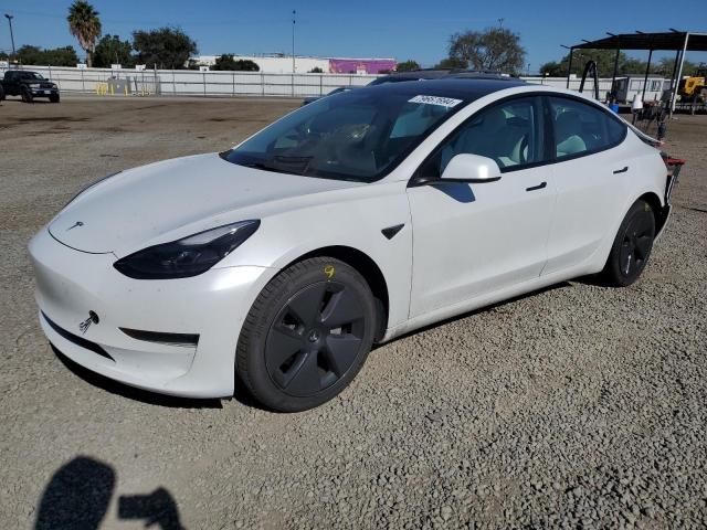 TESLA MODEL 3 2021 with VIN 5YJ3E1EA8MF938843 - Photo from auction