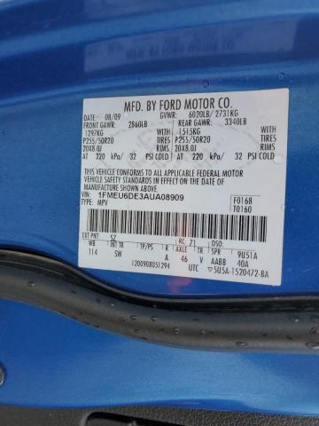 Photo 14 from auction – 2010 FORD EXPLORER X with VIN 1FMEU6DE3AUA08909