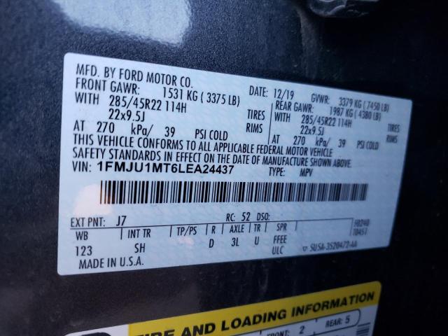 Photo 14 from auction – 2020 FORD EXPEDITION with VIN 1FMJU1MT6LEA24437