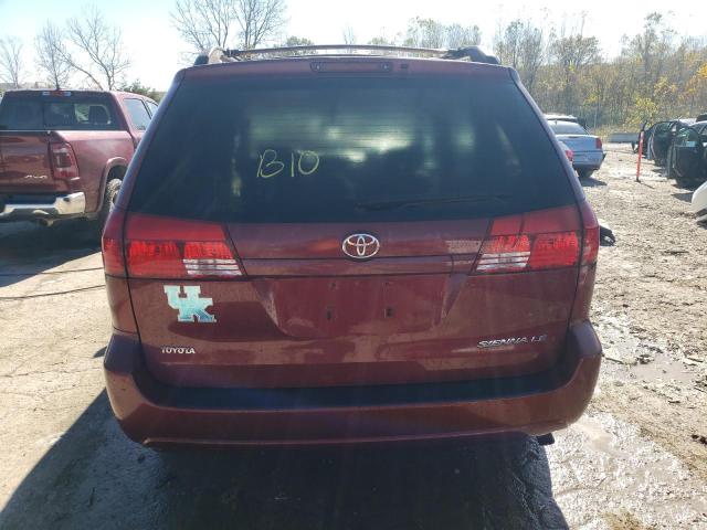 Photo 6 from auction – 2004 TOYOTA SIENNA CE with VIN 5TDZA23C34S180535