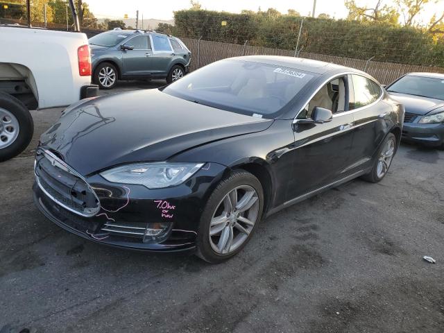 TESLA MODEL S 2015 with VIN 5YJSA1E11FF117299 - Photo from auction