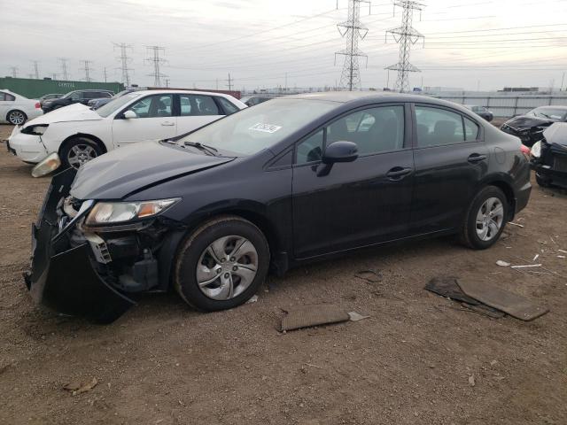 HONDA CIVIC LX 2013 with VIN 19XFB2F53DE098912 - Photo from auction