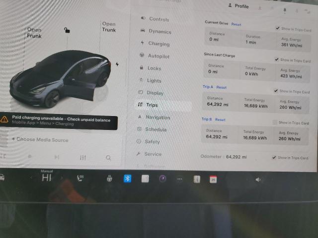 Photo 9 from auction – 2023 TESLA MODEL 3 with VIN 5YJ3E1EA1PF680976