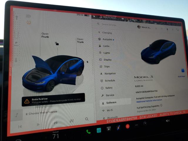 Photo 9 from auction – 2024 TESLA MODEL 3 with VIN 5YJ3E1EA8RF844758