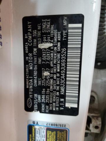 Photo 14 from auction – 2018 HYUNDAI TUCSON SEL with VIN KM8J3CA49JU693526