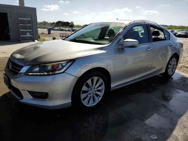 HONDA ACCORD EXL 2014 with VIN 1HGCR3F8XEA001029 - Photo from auction