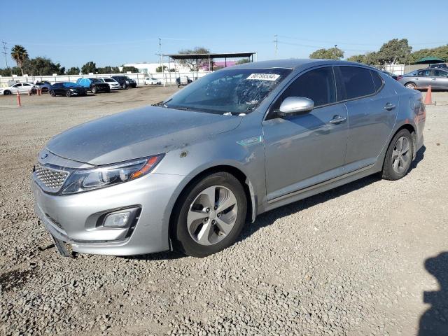 KIA OPTIMA HYB 2016 with VIN KNAGM4AD5G5096925 - Photo from auction