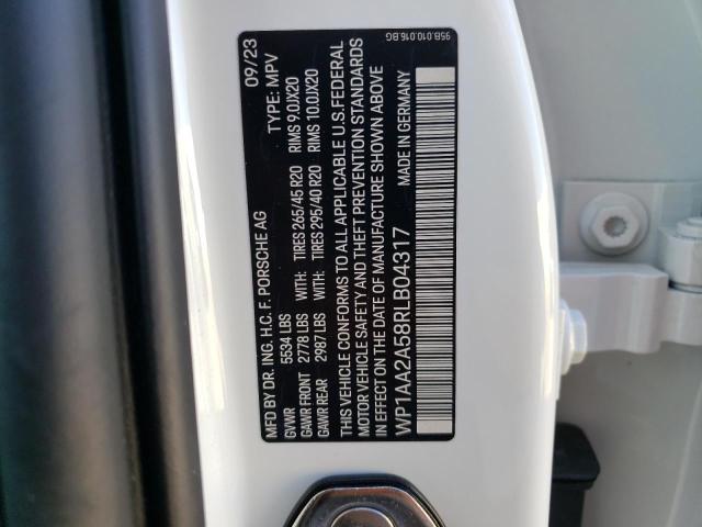 Photo 14 from auction – 2024 PORSCHE MACAN BASE with VIN WP1AA2A58RLB04317