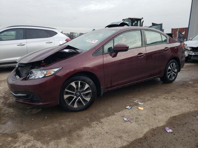 HONDA CIVIC EX 2014 with VIN 2HGFB2F80EH553622 - Photo from auction