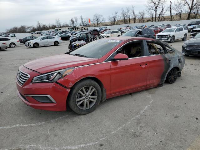 HYUNDAI SONATA SE 2017 with VIN 5NPE24AF8HH474254 - Photo from auction