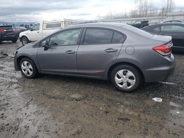 Photo 2 from auction – 2013 HONDA CIVIC LX with VIN 19XFB2F57DE201619